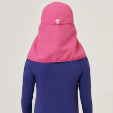 Load image into Gallery viewer, Model Back: Uv Line Casquette Legionario Teens Pink Upf50+
