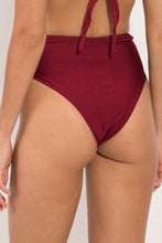 Load image into Gallery viewer, Image 06: Rio De Sol Bas Bottom Shimmer-Divino Belted-High-Waist
