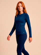 Load image into Gallery viewer, Image 03: Uv Line T-Shirt Longsleeve Uvpro Fem Cobalt Upf50+
