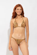 Load image into Gallery viewer, Model Front: Rio De Sol Haut Top Yellow-Feline Mel
