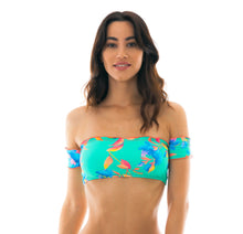 Load image into Gallery viewer, Gallery: Rio De Sol Haut Top Acqua Flora Off Shoulder
