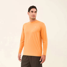 Load image into Gallery viewer, Image 02: Uv Line T-Shirt Longsleeve Uvpro Masc Orange Upf50+
