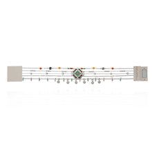 Load image into Gallery viewer, Product Back: Hipanema Bracelet Cuff Goldville Silver Hipanema
