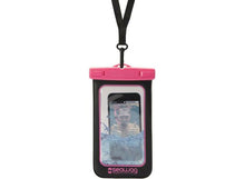 Load image into Gallery viewer, Model Front: Seawag Sac De Plage Seawag Black &amp; Pink Waterproof Case 5.7
