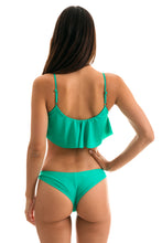 Load image into Gallery viewer, Model Back: Rio De Sol Haut Top Bahamas Babado
