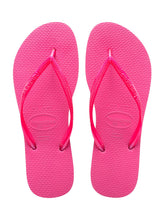 Load image into Gallery viewer, Model Front: Havaianas Tongs Slim Shocking Pink
