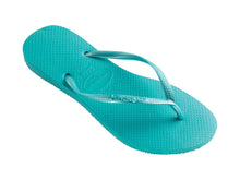 Load image into Gallery viewer, Model Front: Havaianas Tongs Havaianas Slim Pool Green
