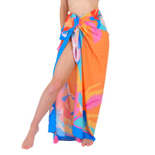 Load image into Gallery viewer, Gallery: Rio De Sol Pareo Orange Bloom Canga
