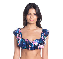 Load image into Gallery viewer, Image 02: Saha Haut Top Cumbia Floral Night
