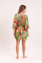 Load image into Gallery viewer, Model Back: Rio De Sol Robe De Plage Tropical Kaftan Bel
