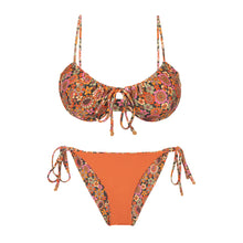 Load image into Gallery viewer, Product Back: Rio De Sol Ensemble Set Bouquet Balconet-Tie Ibiza-Comfy
