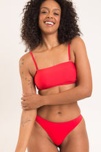 Load image into Gallery viewer, Image 07: Rio De Sol Ensemble Set Rouge Bandeau-Reto Nice-Fio
