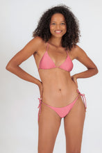 Load image into Gallery viewer, Model Front: Rio De Sol Ensemble Set Shimmer-Confetti Tri-Rope Ibiza-Rope
