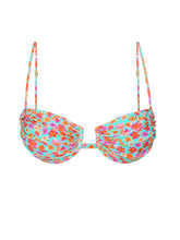 Load image into Gallery viewer, Product Front: Rio De Sol Haut Top Ditsy-Sky Zaya
