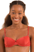 Load image into Gallery viewer, Gallery: Rio De Sol Haut Top Malibu-Chili Balconet
