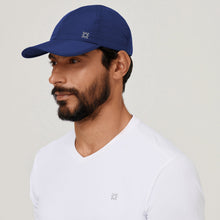 Load image into Gallery viewer, Image 02: Uv Line Casquette Cap Uv Pro Masc Navy Blue Upf50+
