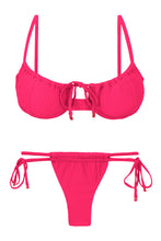 Load image into Gallery viewer, Product Front: Rio De Sol Ensemble Set Dots-Virtual-Pink Balconet-Tie Pipa

