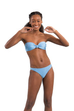 Load image into Gallery viewer, Image 08: Rio De Sol Ensemble Set Shimmer-Baltic-Sea Bandeau-Joy Essential
