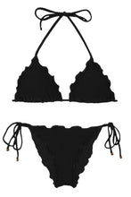 Load image into Gallery viewer, Product Front: Rio De Sol Ensemble Set Dots-Black Frufru
