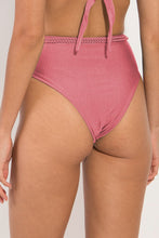 Load image into Gallery viewer, Image 06: Rio De Sol Bas Bottom Shimmer-Confetti Belted-High-Waist
