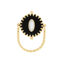 Load image into Gallery viewer, Model Front: Hipanema Bague Miamor Black Hipanema
