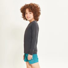 Load image into Gallery viewer, Image 02: Uv Line T-Shirt Longsleeve Uvpro Kids Preto Upf50+
