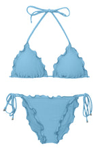 Load image into Gallery viewer, Product Front: Rio De Sol Ensemble Set Dots-Sky Frufru-Comfy
