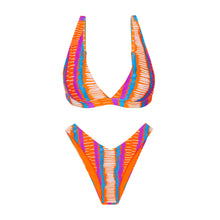 Load image into Gallery viewer, Product Front: Rio De Sol Ensemble Set Stripes Alba Cali
