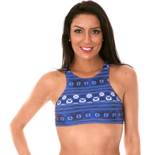 Load image into Gallery viewer, Model Front: Rio De Sol Haut Soutien Cool Jean Sporty
