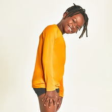 Load image into Gallery viewer, Image 02: Uv Line T-Shirt Longsleeve Uprpo Inf Amarelo Queimado Upf50+
