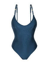 Load image into Gallery viewer, Product Front: Rio De Sol Une Pièce Shimmer-Shark Hype-Noa
