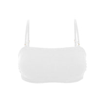 Load image into Gallery viewer, Top Sand-White Bandeau-Reto
