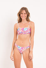 Load image into Gallery viewer, Image 12: Rio De Sol Ensemble Set Splash Bandeau-Reto Highleg
