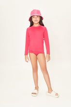 Load image into Gallery viewer, Image 04: Uv Line Bob Basic Kids Pink Rosa Upf50+

