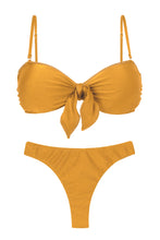 Load image into Gallery viewer, Product Front: Rio De Sol Ensemble Set Damasco Bandeau-No Nice-Fio
