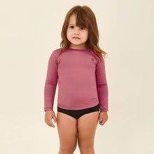 Load image into Gallery viewer, Model Front: Uv Line T-Shirt Longsleeve Baby Malva Upf50+
