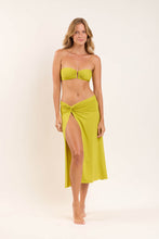 Load image into Gallery viewer, Model Front: Rio De Sol Jupe De Page Fluity-Abacateiro Long Skirt Knot

