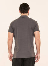 Load image into Gallery viewer, Model Back: Uv Line T-Shirt Pour Homme T-Shirt Masc Polo Lead Upf50+
