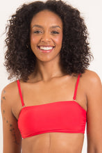 Load image into Gallery viewer, Gallery: Rio De Sol Haut Top Rouge Bandeau-Reto
