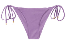 Load image into Gallery viewer, Product Front: Rio De Sol Bas Bottom Shimmer-Harmonia Cheeky-Tie

