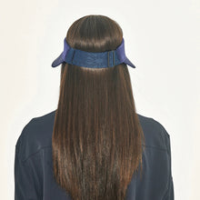 Load image into Gallery viewer, Model Back: Uv Line Visière Grecia Navy Fit Upf50+
