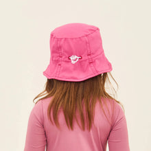 Load image into Gallery viewer, Model Back: Uv Line Bob Hat Napoli Basic Kids Nac Inf Pink Upf50+
