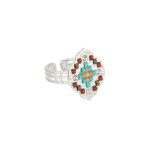 Load image into Gallery viewer, Product Back: Hipanema Bague Ring Fana Silver Hipanema
