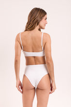 Load image into Gallery viewer, Model Back: Rio De Sol Haut Top Memphis-White Bandeau-Reto
