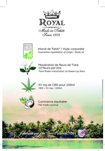Load image into Gallery viewer, Image 06: Monoï Royal Monoi Oils Monoi Royal Cb Glass Bottle
