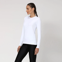 Load image into Gallery viewer, Image 02: Uv Line T-Shirt Women Fpu50+ Uvpro Long Sleeve T-Shirt White Uv
