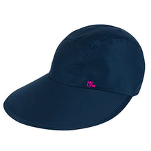 Load image into Gallery viewer, Product Front: Uv Line Casquette Visor Capri Colors Nac Fem Navy Blue Rose Upf50+
