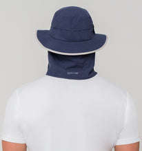 Load image into Gallery viewer, Model Back: Uv Line Chapeau Legionnaire Chapeu Kansas Nac Marinho/Cinza
