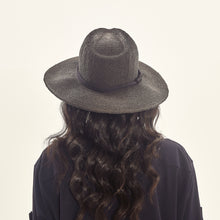 Load image into Gallery viewer, Model Back: Uv Line Chapeau Souple/Capeline Saint Germain Preto Upf50+

