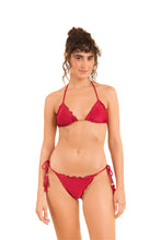 Load image into Gallery viewer, Model Front: Rio De Sol Bas Bottom Shimmer-Divino Frufru-Fio
